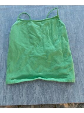 Light Green Spaghetti Strap Tank Top